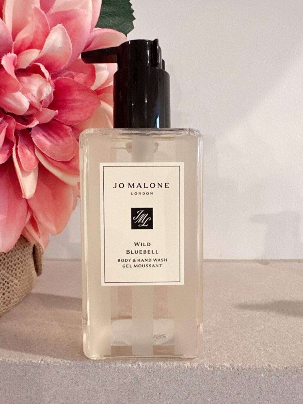 New Jo Malone London Wild Bluebell Body & Hand Wash with Pump 8.5 oz